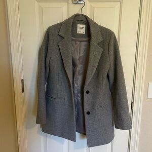 Abercrombie & Fitch wool blend blazer coat